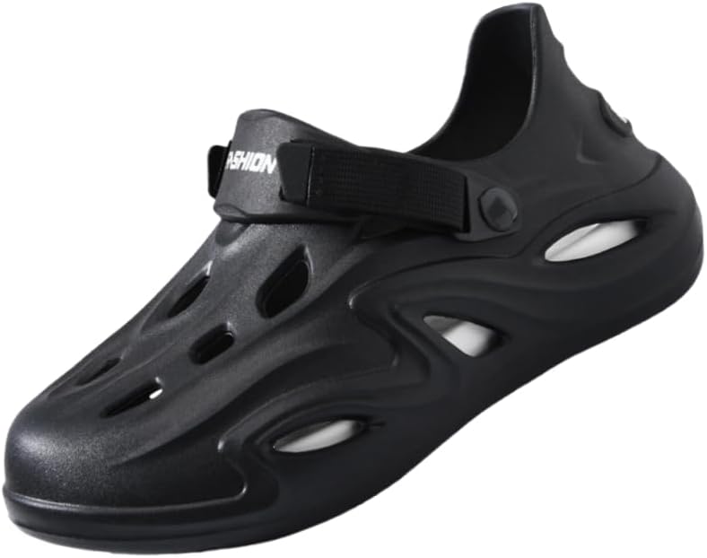 Мужские летние повседневные шлепанцы EVA: дышащие, комфортные, противоскользящие, прочные; увеличенный размер, подходит для пар на пляже Clolinde, черный
Мужские летние повседневные шлепанцы EVA: дышащие, комфортные, противоскользящие, прочные; увеличенный размер, подходит для пар на пляже Clolinde, черный