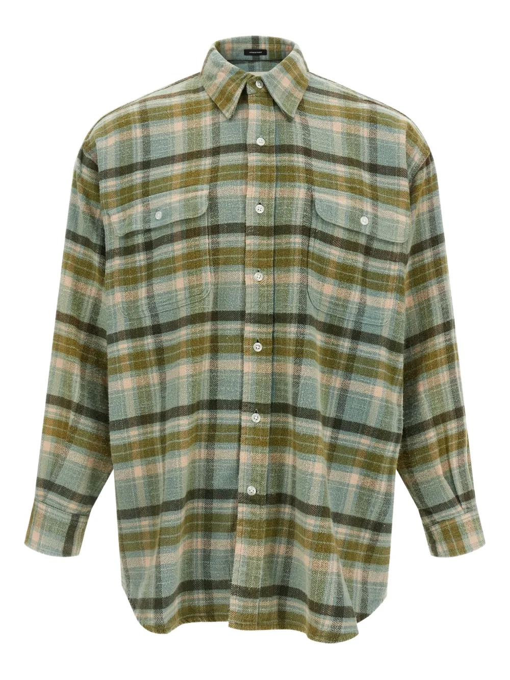 Клетчатая хлопковая рубашка R13, зеленый
Клетчатая хлопковая рубашка R13, зеленый