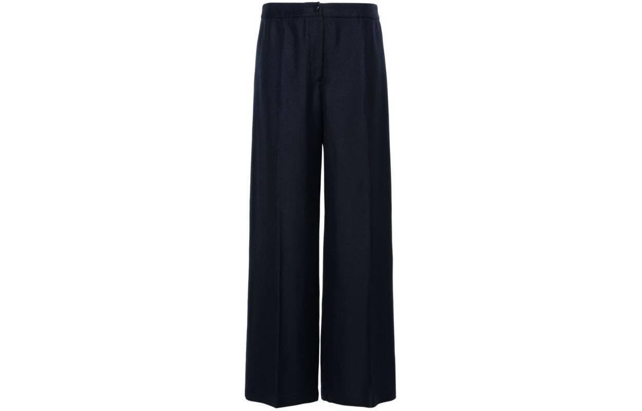 Монклер Брюки палаццо из твила, черные
Монклер Брюки палаццо из твила, черные