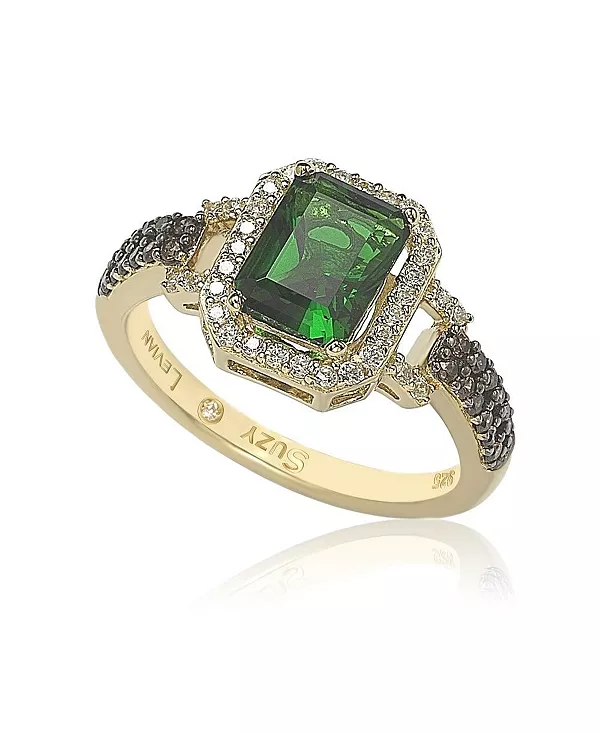 Кольцо Suzy Levian из стерлингового серебра с кубическим цирконием и изумрудной огранкой Suzy Levian New York, brown
Кольцо Suzy Levian из стерлингового серебра с кубическим цирконием и изумрудной огранкой Suzy Levian New York, brown