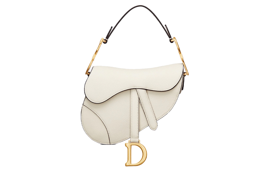 DIOR Сумка-седло из телячьей кожи с зернением, мини-женская сумка через плечо молочно-белый
DIOR Сумка-седло из телячьей кожи с зернением, мини-женская сумка через плечо молочно-белый