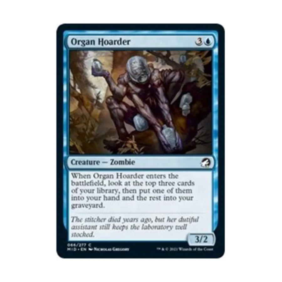 CCG Собиратель органов (C), MTG - Innistrad - Midnight Hunt 
CCG Собиратель органов (C), MTG - Innistrad - Midnight Hunt