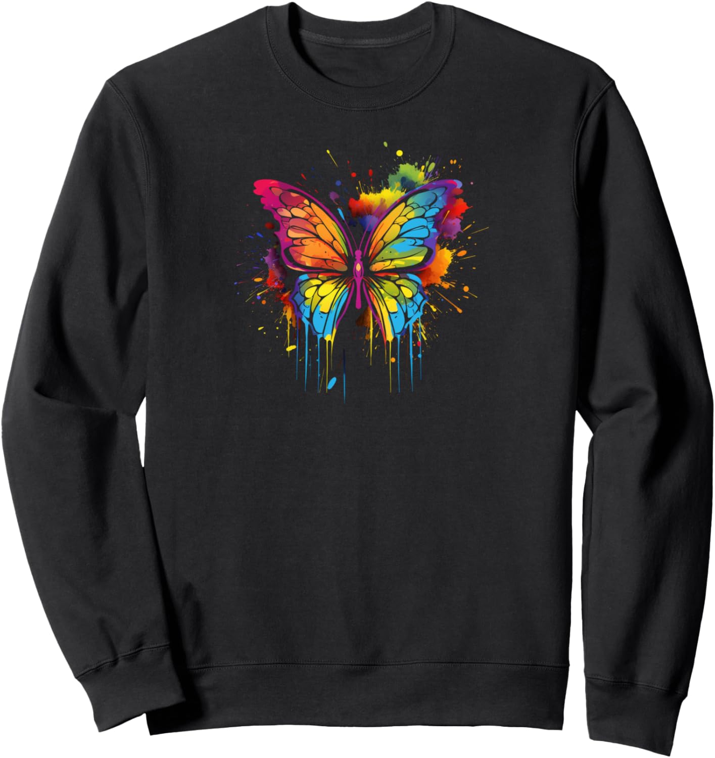 Толстовка с рисунком бабочки Butterfly Apparel, черный
Толстовка с рисунком бабочки Butterfly Apparel, черный