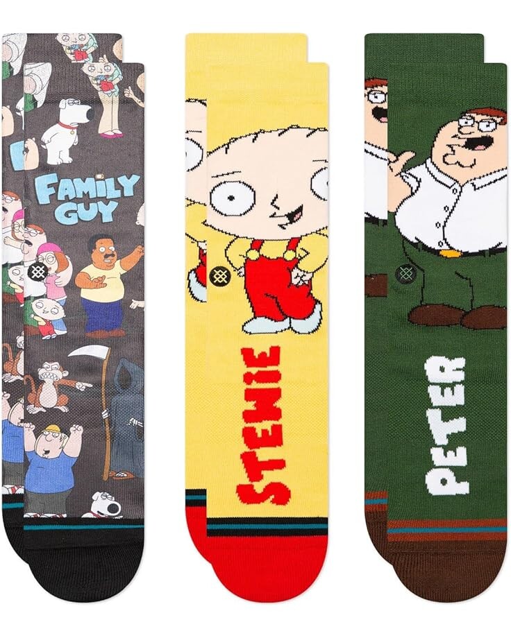 Носки Unisex Stance Family Values Family Guy 3-Pack, разноцветный
Носки Unisex Stance Family Values Family Guy 3-Pack, разноцветный