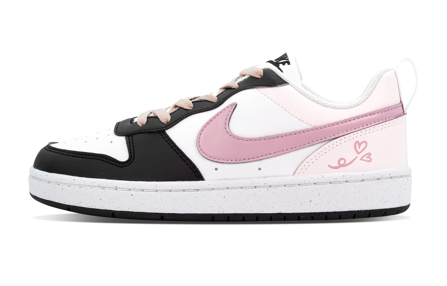 Nike Court Borough 2 Court Borough нескользящие износостойкие низкие детские скейтбординг кроссовки Black Pink для подростков
Nike Court Borough 2 Court Borough нескользящие износостойкие низкие детские скейтбординг кроссовки Black Pink для подростков