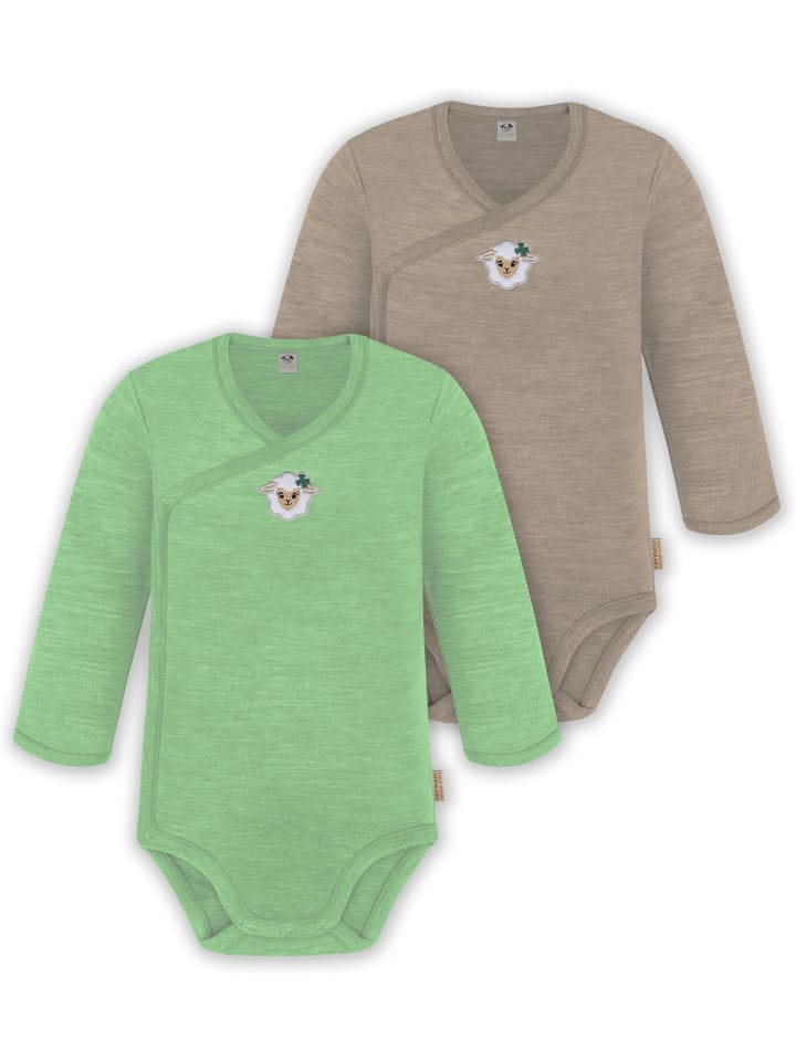 Normani Outdoor Sports Комплект из 2 унисекс боди-слингов с длинными рукавами для младенцев, зелено-бежевого цвета
Normani Outdoor Sports Комплект из 2 унисекс боди-слингов с длинными рукавами для младенцев, зелено-бежевого цвета