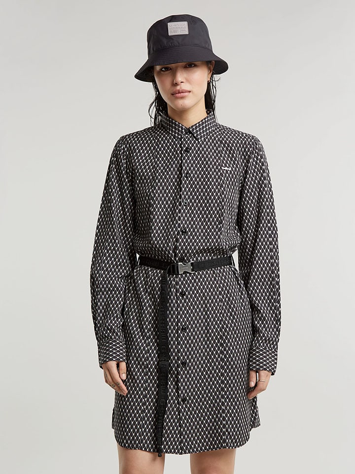 Короткое платье G-Star, черный/белый
Короткое платье G-Star, черный/белый