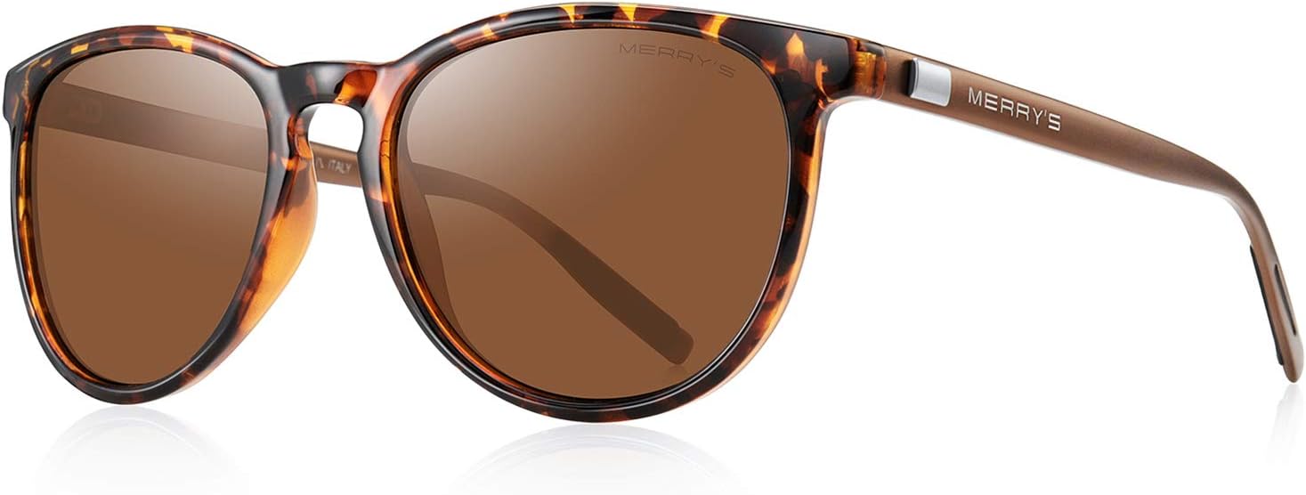 Поляризованные солнцезащитные очки MERRY'S для женщин и мужчин, винтажный ретро-классический стиль, круглая оправа, алюминиевые дужки, модель S8288, Leopard Frame/Brown Lens/Brown Temples
Поляризованные солнцезащитные очки MERRY'S для женщин и мужчин, винтажный ретро-классический стиль, круглая оправа, алюминиевые дужки, модель S8288, Leopard Frame/Brown Lens/Brown Temples