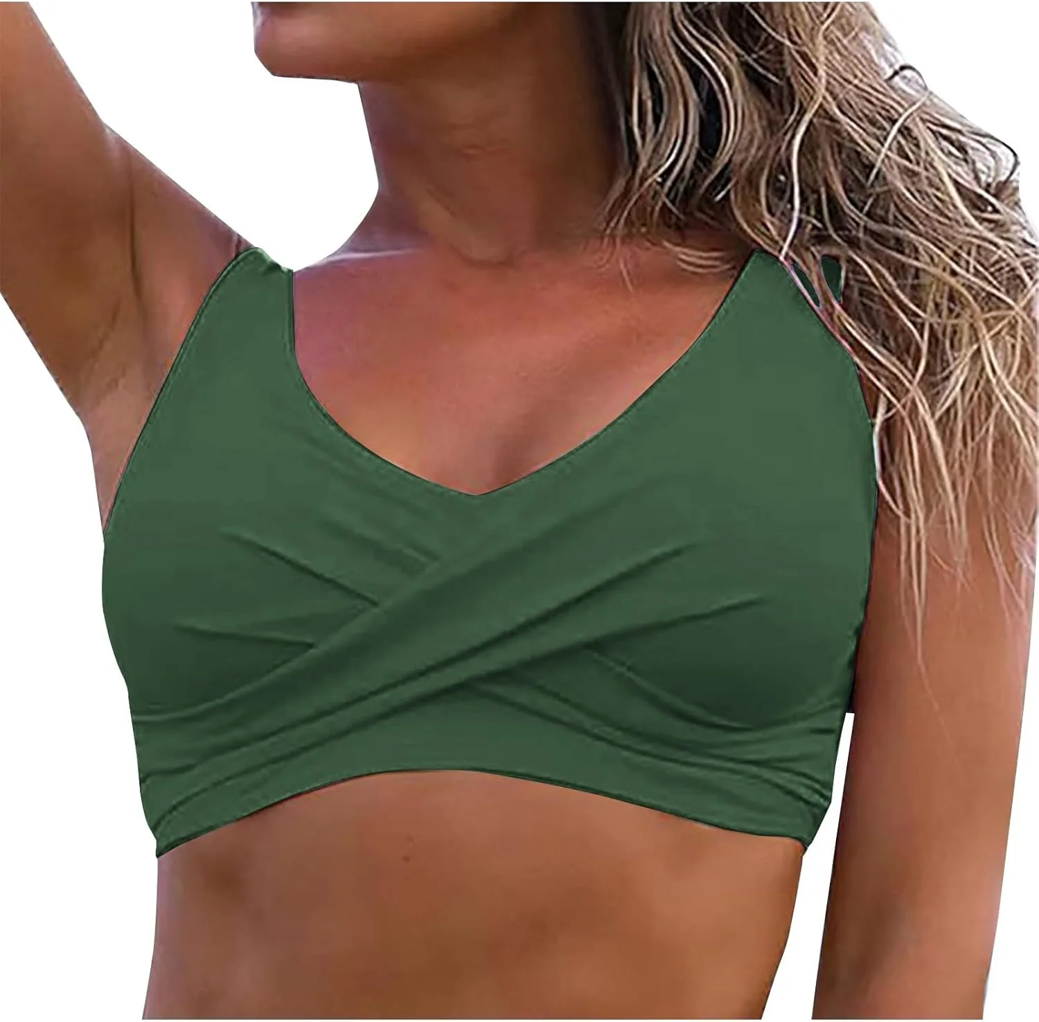 Бюстгальтер-бикини для женщин Twist Front V-образный вырез Push Up с поролоном
Бюстгальтер-бикини для женщин Twist Front V-образный вырез Push Up с поролоном