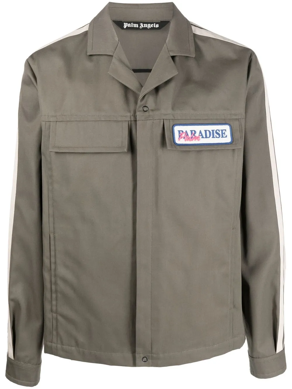 Куртка-рубашка с вышивкой PALM ANGELS, зеленый
Куртка-рубашка с вышивкой PALM ANGELS, зеленый