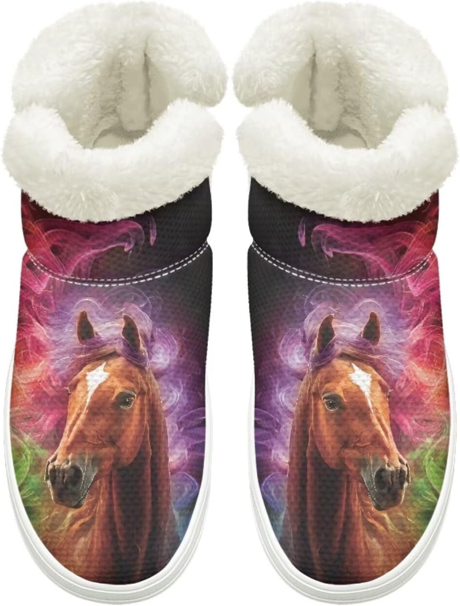 Ботинки Cugasmaru Slip-on для женщин и мужчин с противоскользящей подошвой, зимние меховые снежные сапоги с эластичной вставкой для женщин, для активного отдыха на улице, подарок, Horse
Ботинки Cugasmaru Slip-on для женщин и мужчин с противоскользящей подошвой, зимние меховые снежные сапоги с эластичной вставкой для женщин, для активного отдыха на улице, подарок, Horse