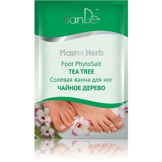 Соль для ванн для ног с чайным деревом 50 г ТИАНДЕ, Tiande
Соль для ванн для ног с чайным деревом 50 г ТИАНДЕ, Tiande
