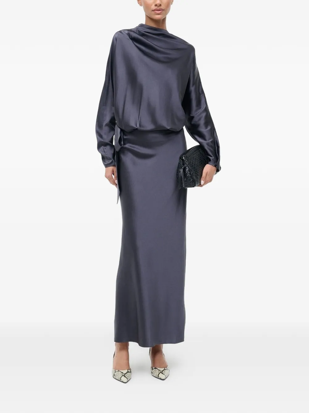 Платье макси Phoebe Staud, синий
Платье макси Phoebe Staud, синий