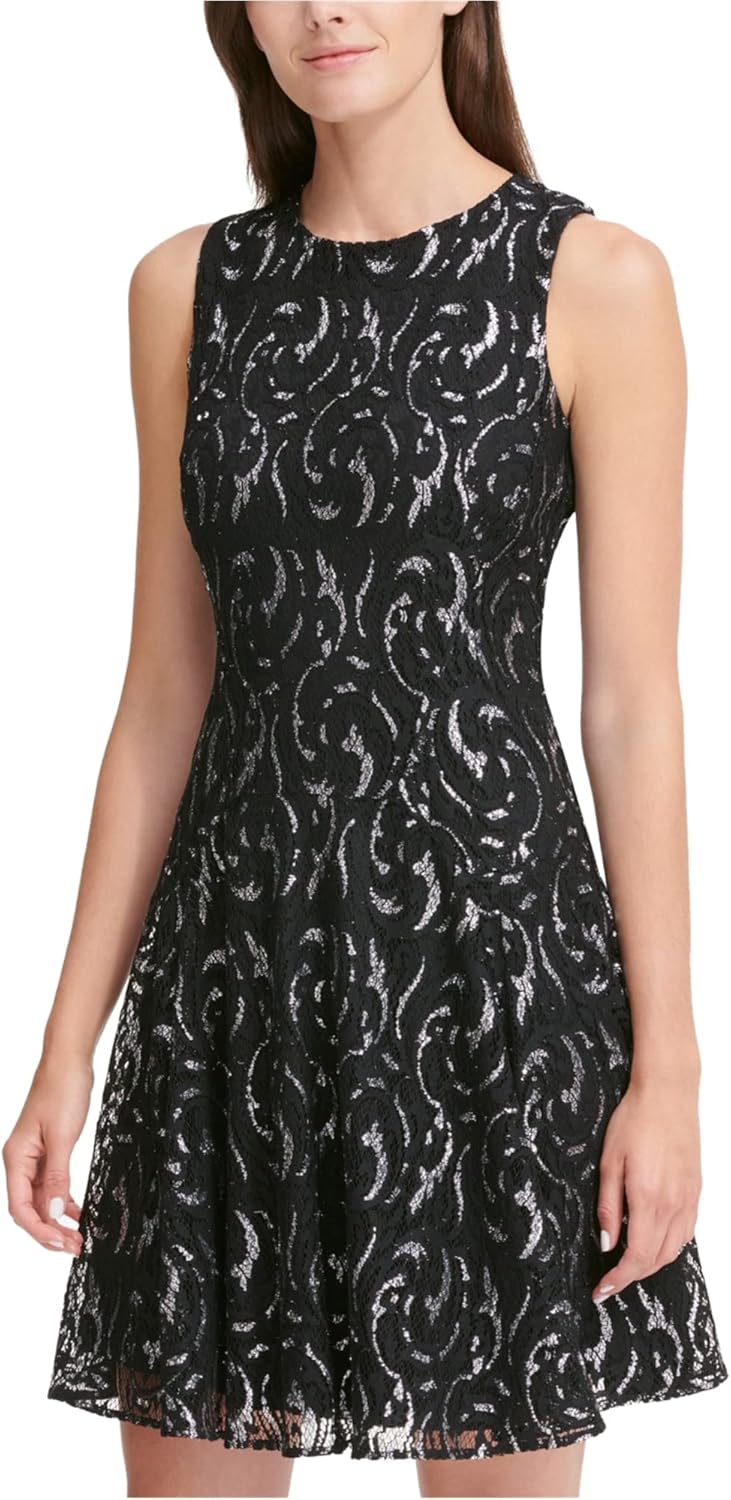 Женское кружевное платье Tommy Hilfiger с расклешенным лифом, Silver
Женское кружевное платье Tommy Hilfiger с расклешенным лифом, Silver