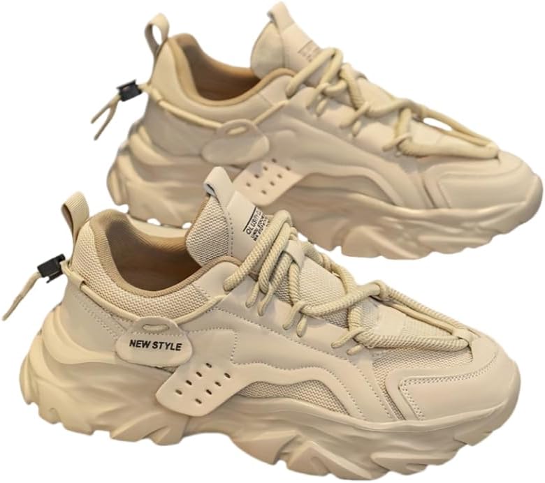 Модные толстые подошвы, увеличивающие высоту, повседневные белые обуви, удобные мягкие подошвы, устойчивые к износу спортивные беговые кроссовки для всех сезонов Hoalox
Модные толстые подошвы, увеличивающие высоту, повседневные белые обуви, удобные мягкие подошвы, устойчивые к износу спортивные беговые кроссовки для всех сезонов Hoalox