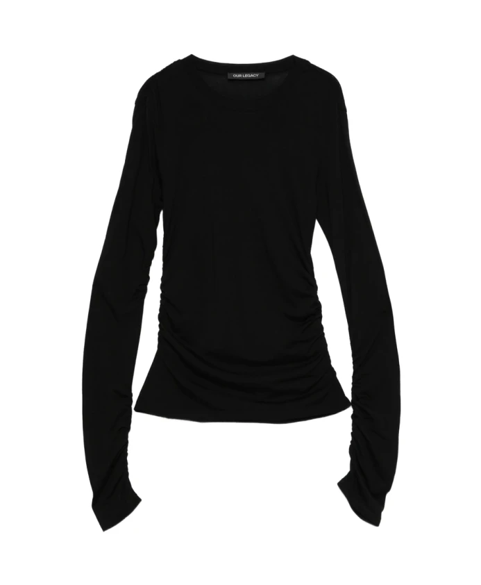 Черный свитер с круглым вырезом Our Legacy, черный
Черный свитер с круглым вырезом Our Legacy, черный