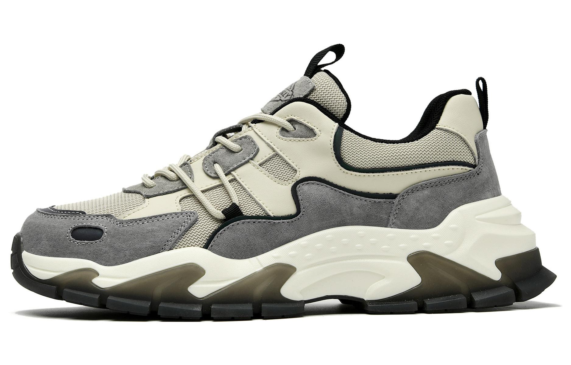 Массивные низкие кроссовки мужские серо-песочного цвета HLA, Gray
Массивные низкие кроссовки мужские серо-песочного цвета HLA, Gray