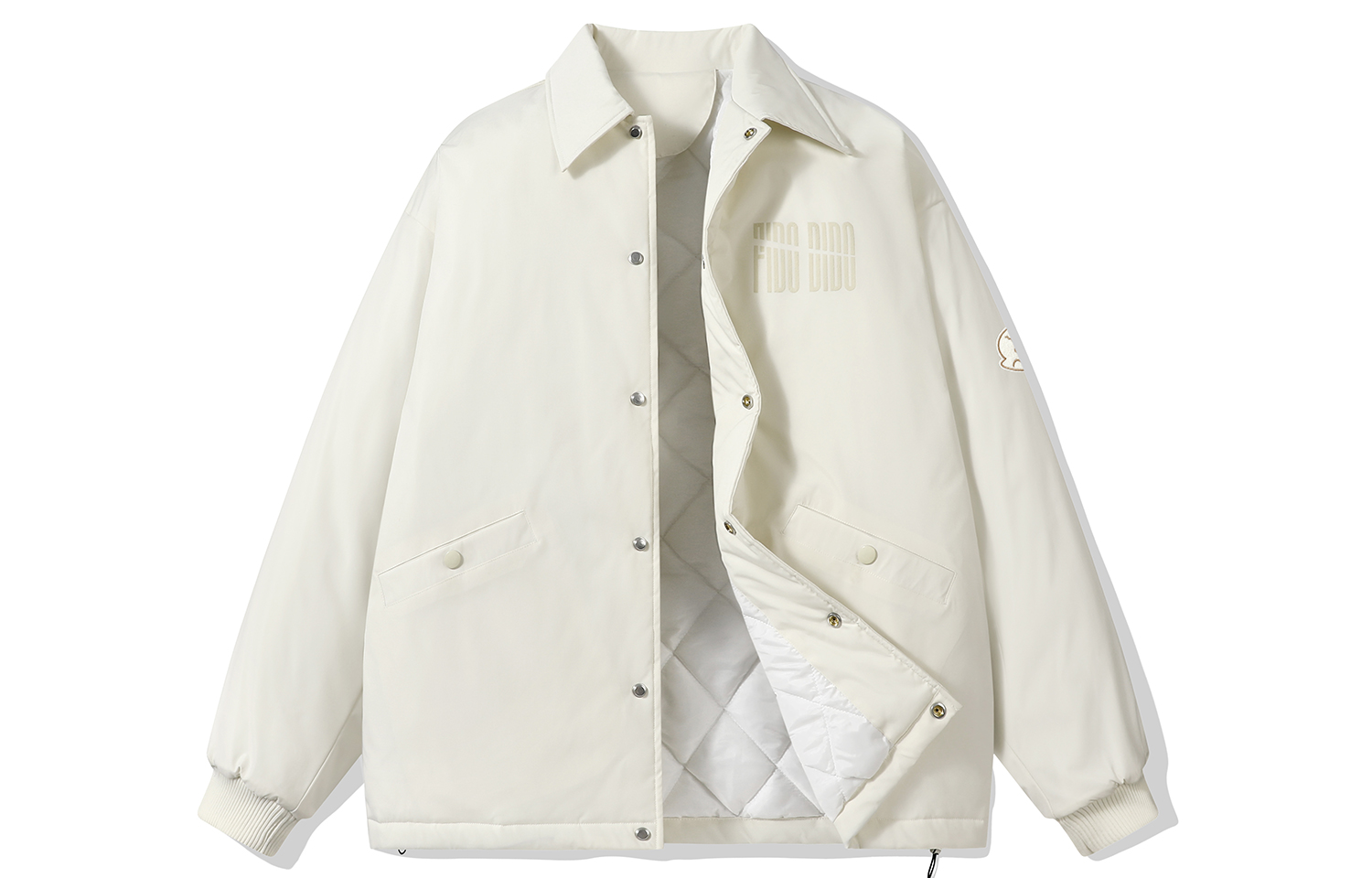 FIDO DIDO Пуховик Unisex, Ecru 
FIDO DIDO Пуховик Unisex, Ecru