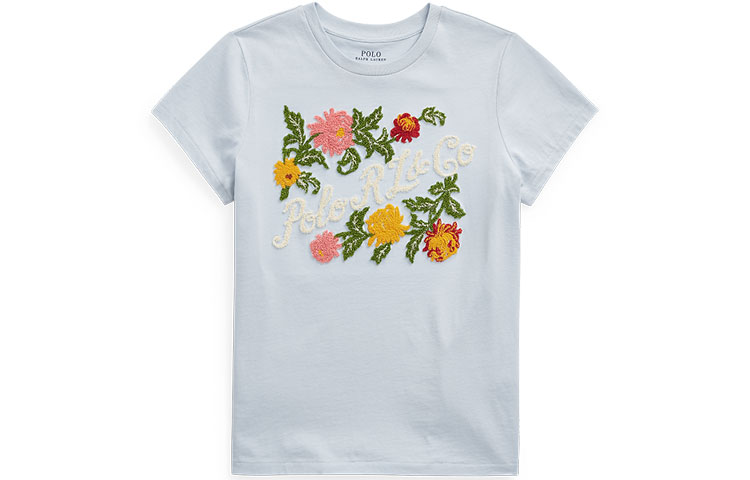 Polo Ralph Lauren Женская футболка светло-голубого цвета
Polo Ralph Lauren Женская футболка светло-голубого цвета