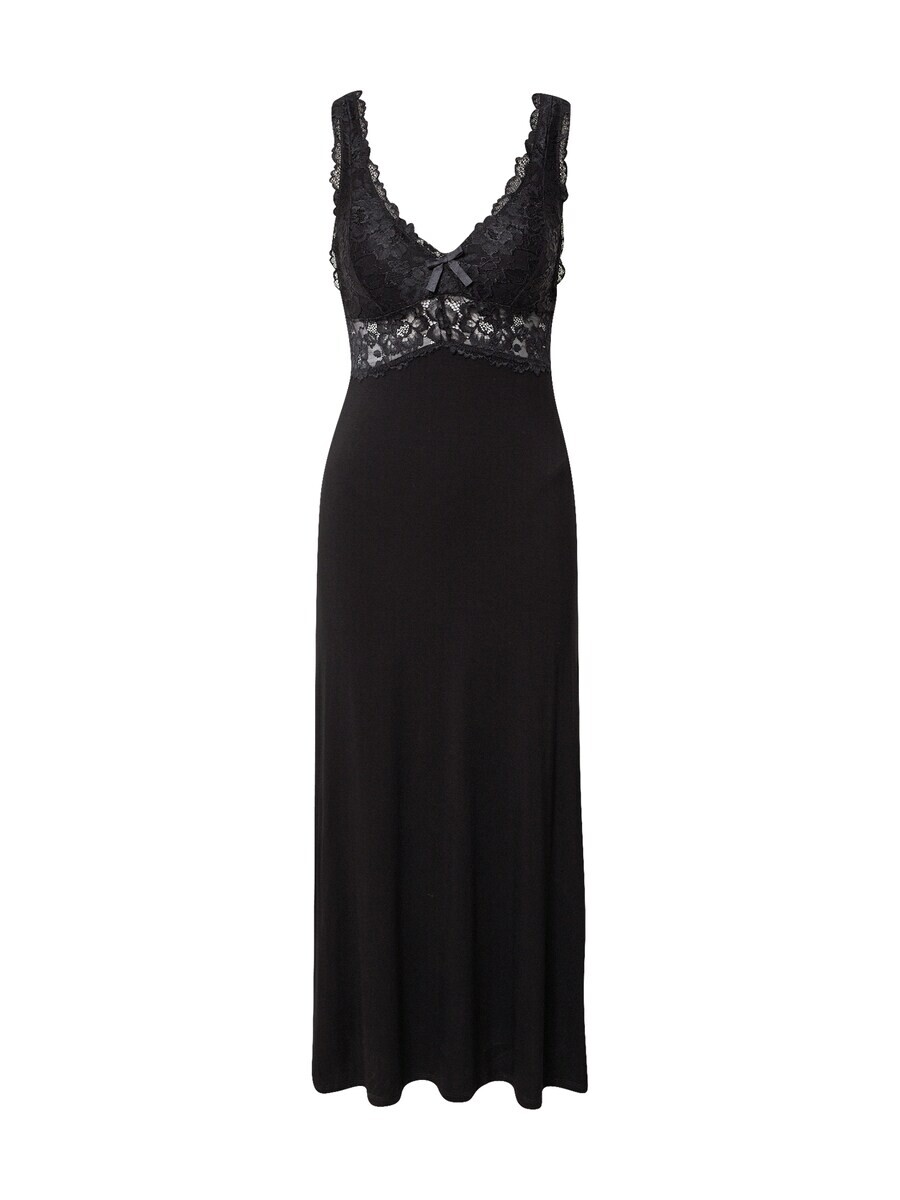 Ночная рубашка Hunkemöller Nightgown Nora, черный 
Ночная рубашка Hunkemöller Nightgown Nora, черный