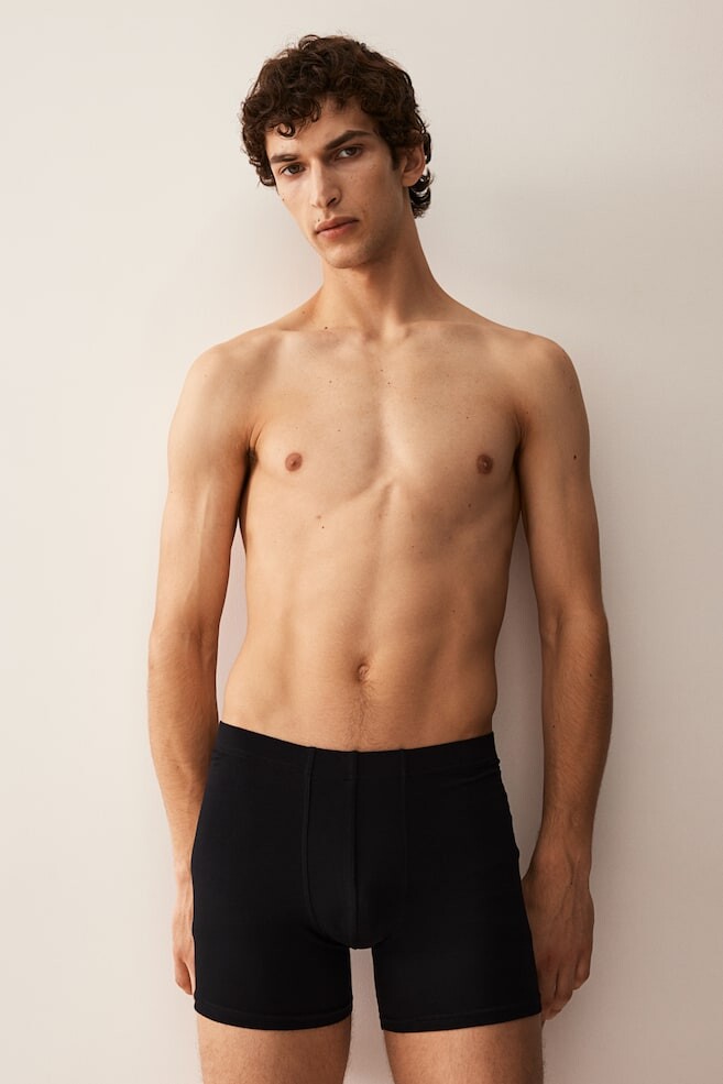 Упаковка из 5 хлопковых трусов H&M, черный
Упаковка из 5 хлопковых трусов H&M, черный