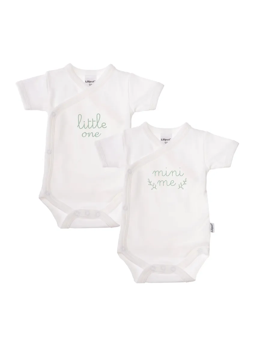 Лилипутовое боди "mini me" с практичной планкой на кнопках Liliput, зеленый
Лилипутовое боди "mini me" с практичной планкой на кнопках Liliput, зеленый