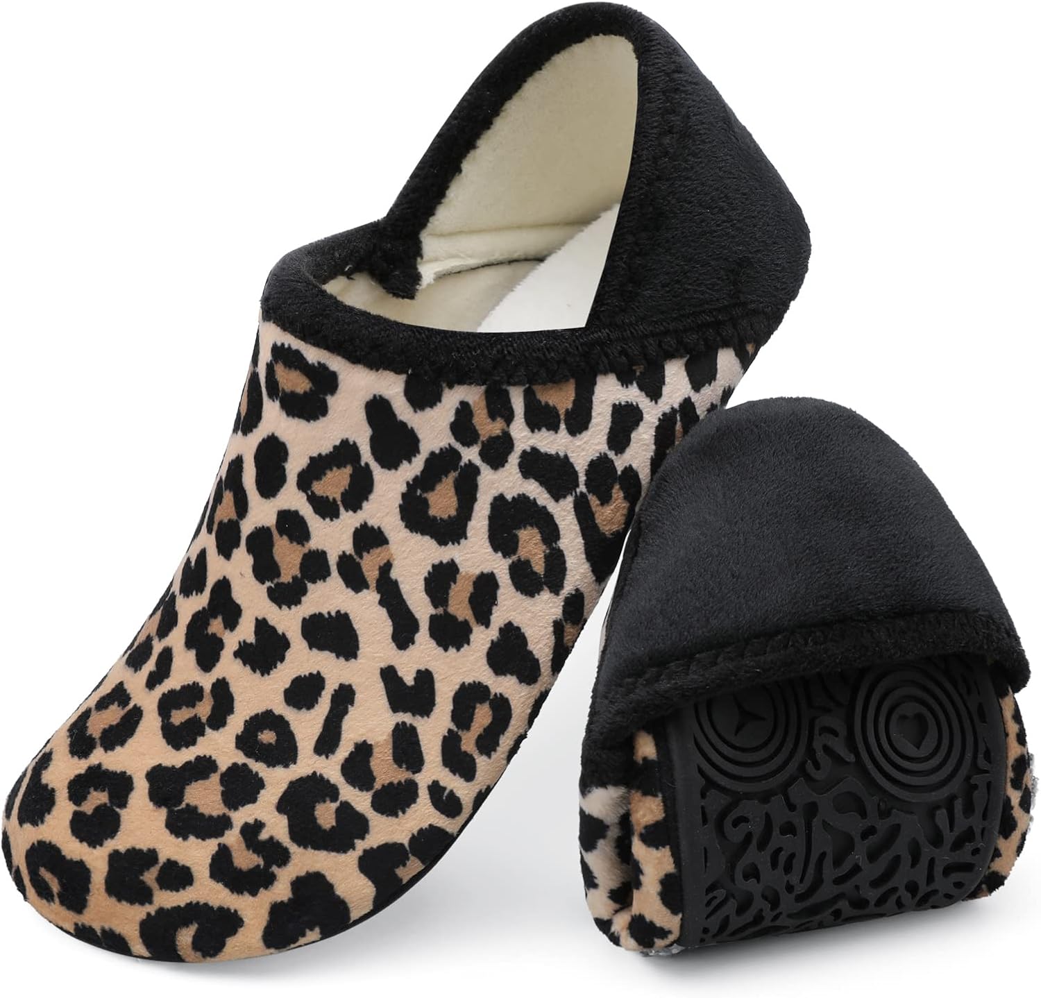 Домашние тапочки XIHALOOK для женщин и мужчин, уютные носочные тапочки с мягкой резиновой подошвой, для дома и улицы, 3 Brown Leopard
Домашние тапочки XIHALOOK для женщин и мужчин, уютные носочные тапочки с мягкой резиновой подошвой, для дома и улицы, 3 Brown Leopard