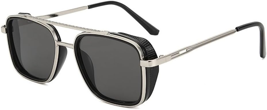 Винтажные солнцезащитные очки для женщин и мужчин, металлическая оправа, градиентный панк-стиль, солнцезащитные очки для мужчин, для активного отдыха, вождения, защита от УФ-излучения UV400 KTUCN, Silver Gray
Винтажные солнцезащитные очки для женщин и мужчин, металлическая оправа, градиентный панк-стиль, солнцезащитные очки для мужчин, для активного отдыха, вождения, защита от УФ-излучения UV400 KTUCN, Silver Gray