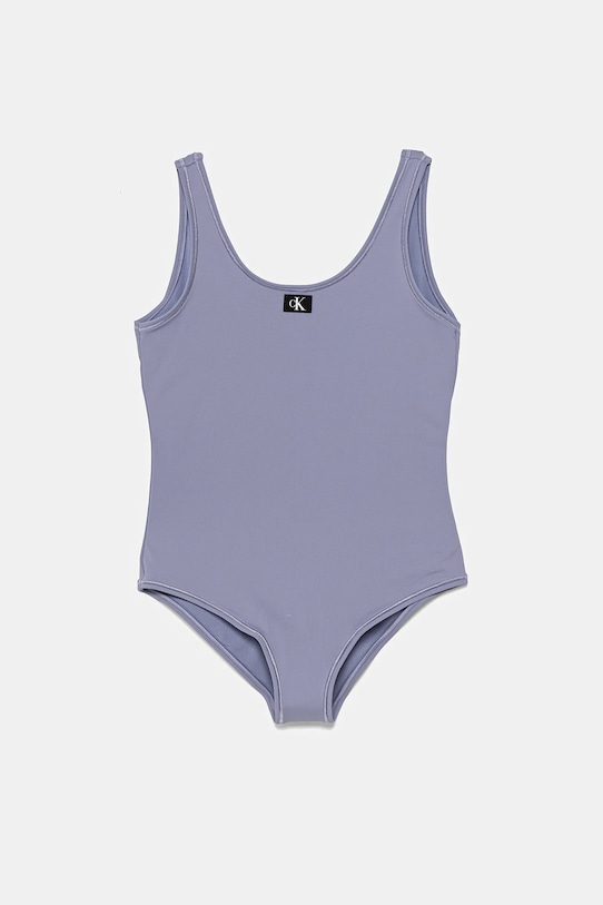 Детский купальник цельнокроеный Calvin Klein Jeans, фиолетовый 
Детский купальник цельнокроеный Calvin Klein Jeans, фиолетовый