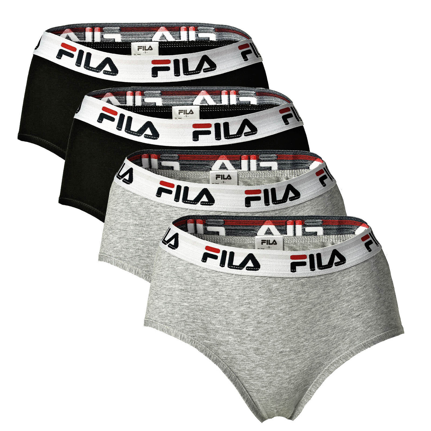 Трусы Fila Panty 4er Pack, черный 
Трусы Fila Panty 4er Pack, черный