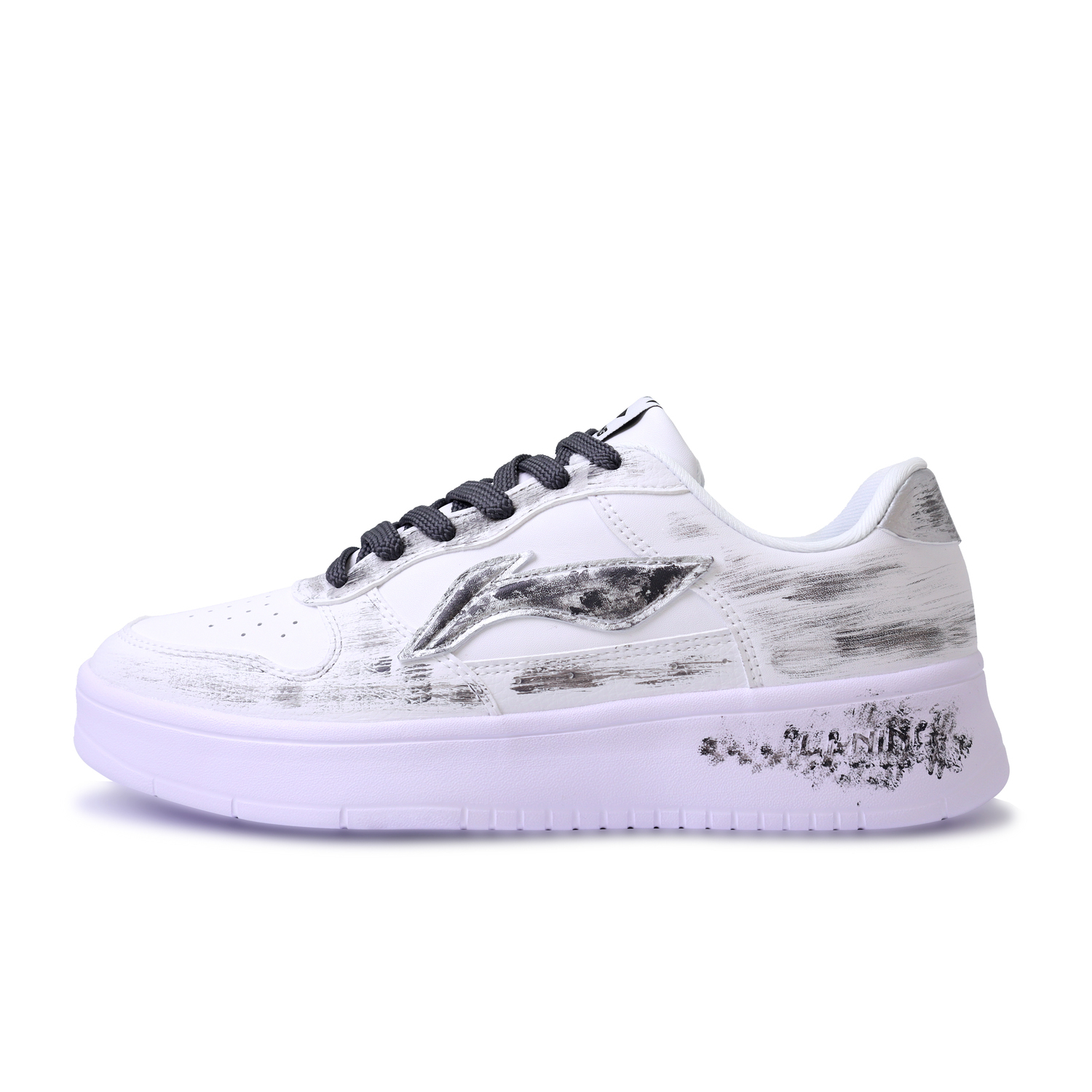 LINING Лининг Понтон Боутс устойчивые к истиранию, легкие и дышащие лоу-топ скейтбордские кроссовки унисекс черный белый серый, цвет Black White Gray
LINING Лининг Понтон Боутс устойчивые к истиранию, легкие и дышащие лоу-топ скейтбордские кроссовки унисекс черный белый серый, цвет Black White Gray