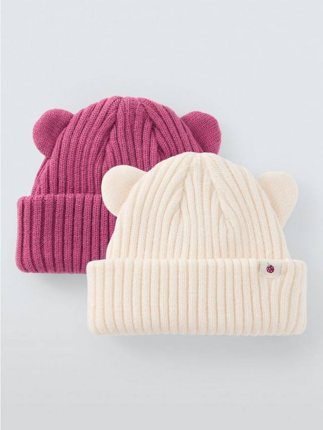 Детская ребристая шапочка John Lewis, Pack of 2, Pink
Детская ребристая шапочка John Lewis, Pack of 2, Pink
