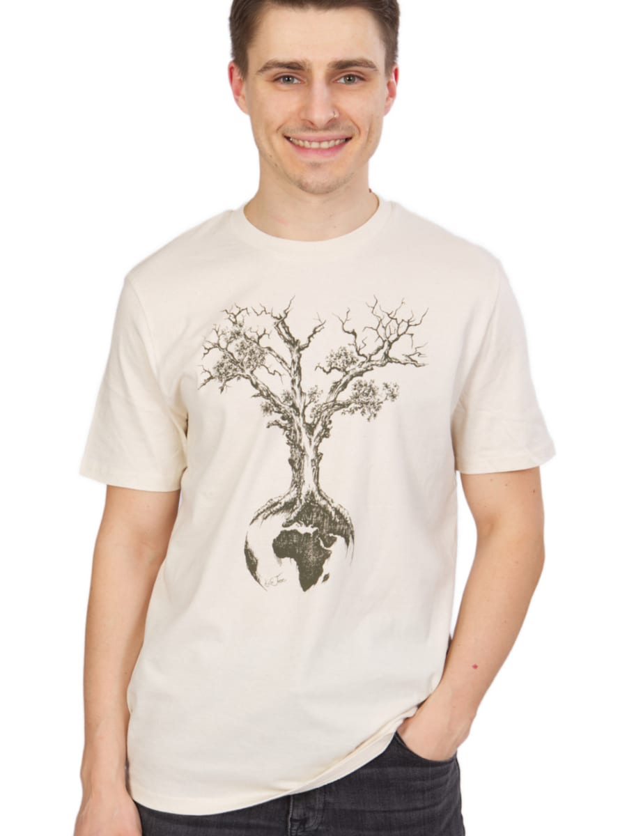Рубашка Life-Tree Organic Fairwear Weltenbaum, Natural White
Рубашка Life-Tree Organic Fairwear Weltenbaum, Natural White
