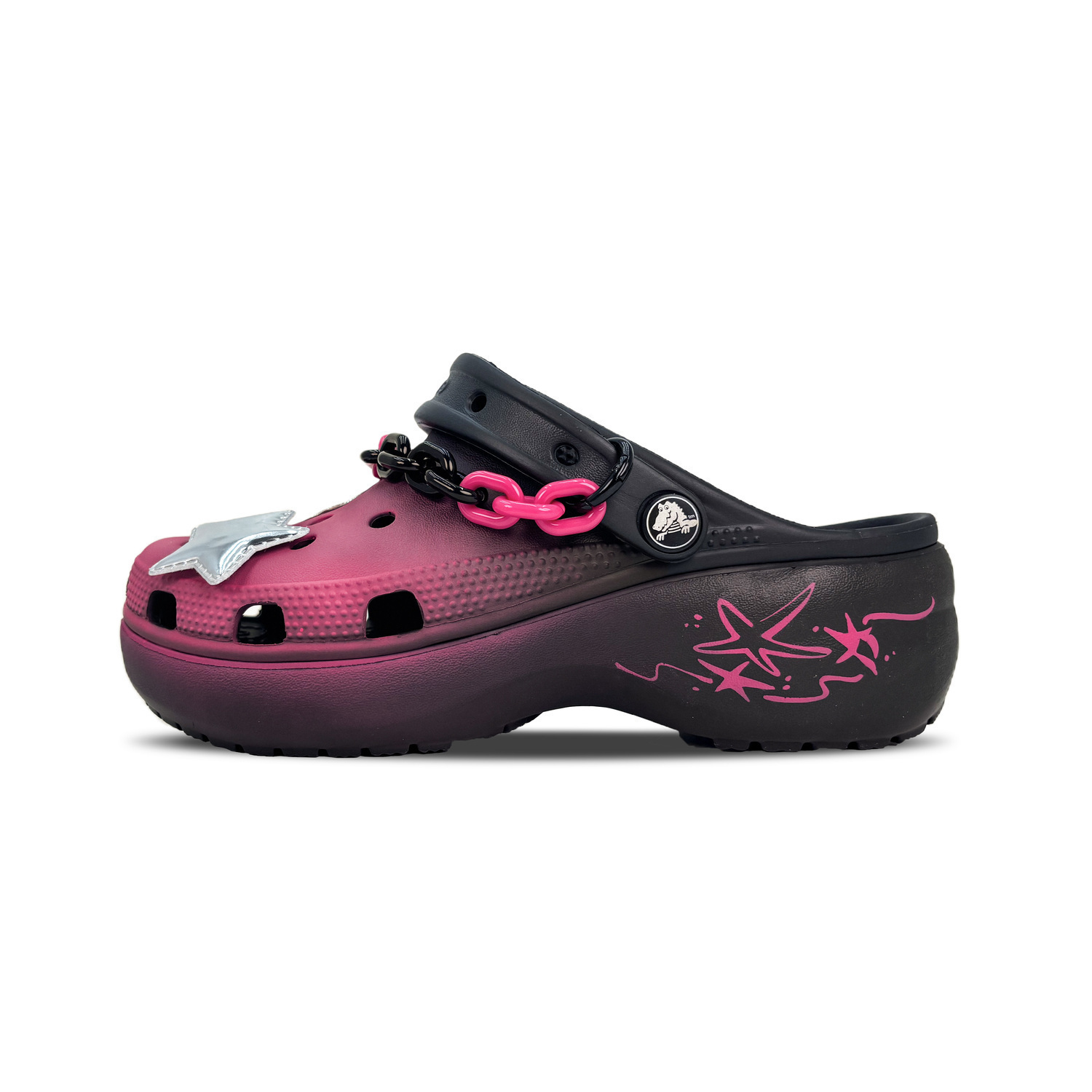 Crocs Классические платформенные клоги унисекс черные, цвет Black
Crocs Классические платформенные клоги унисекс черные, цвет Black