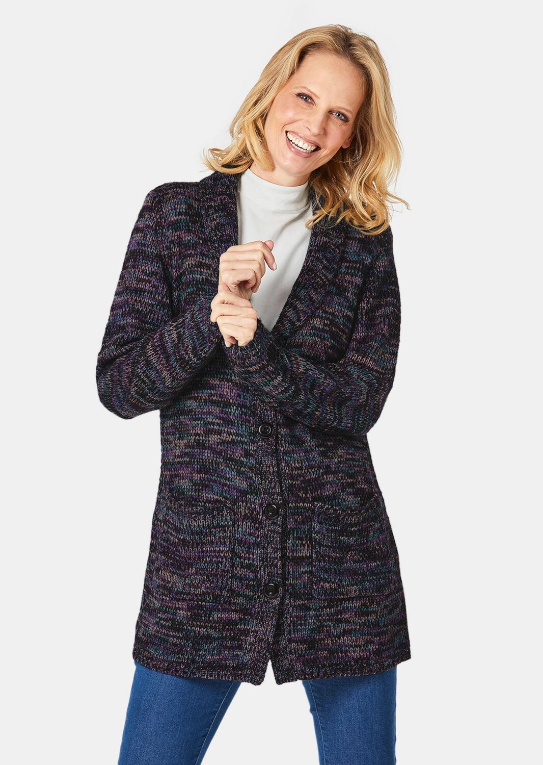 Кардиган GOLDNER Strickjacke, красочный
Кардиган GOLDNER Strickjacke, красочный