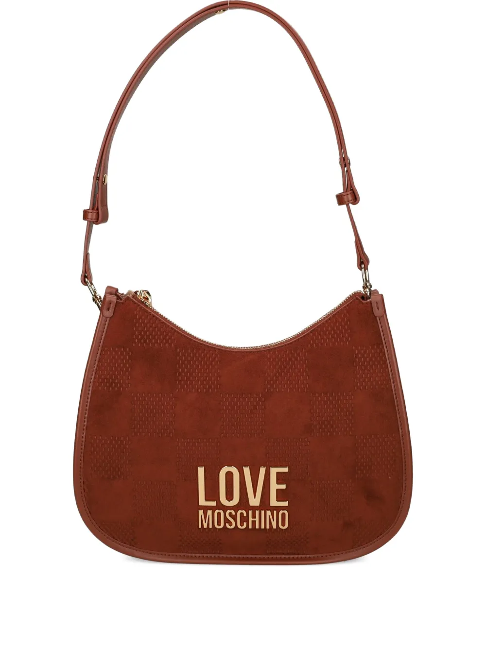 Сумка на плечо в клетку Love Moschino, коричневый
Сумка на плечо в клетку Love Moschino, коричневый