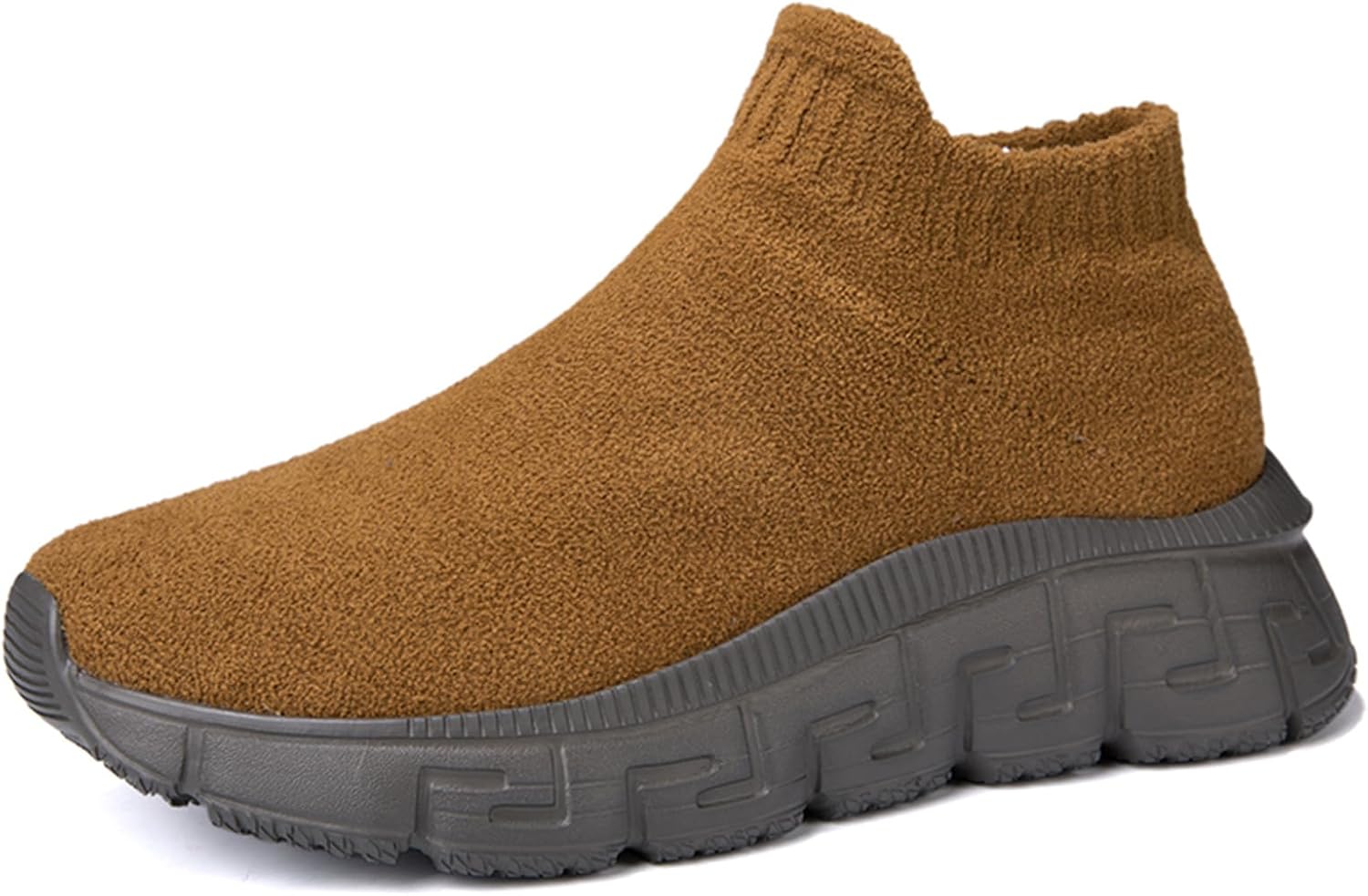 Мужские высокие прогулочные кроссовки, вязаные дышащие кеды, модные легкие кроссовки для бега и тренажерного зала Medasain, коричневый
Мужские высокие прогулочные кроссовки, вязаные дышащие кеды, модные легкие кроссовки для бега и тренажерного зала Medasain, коричневый