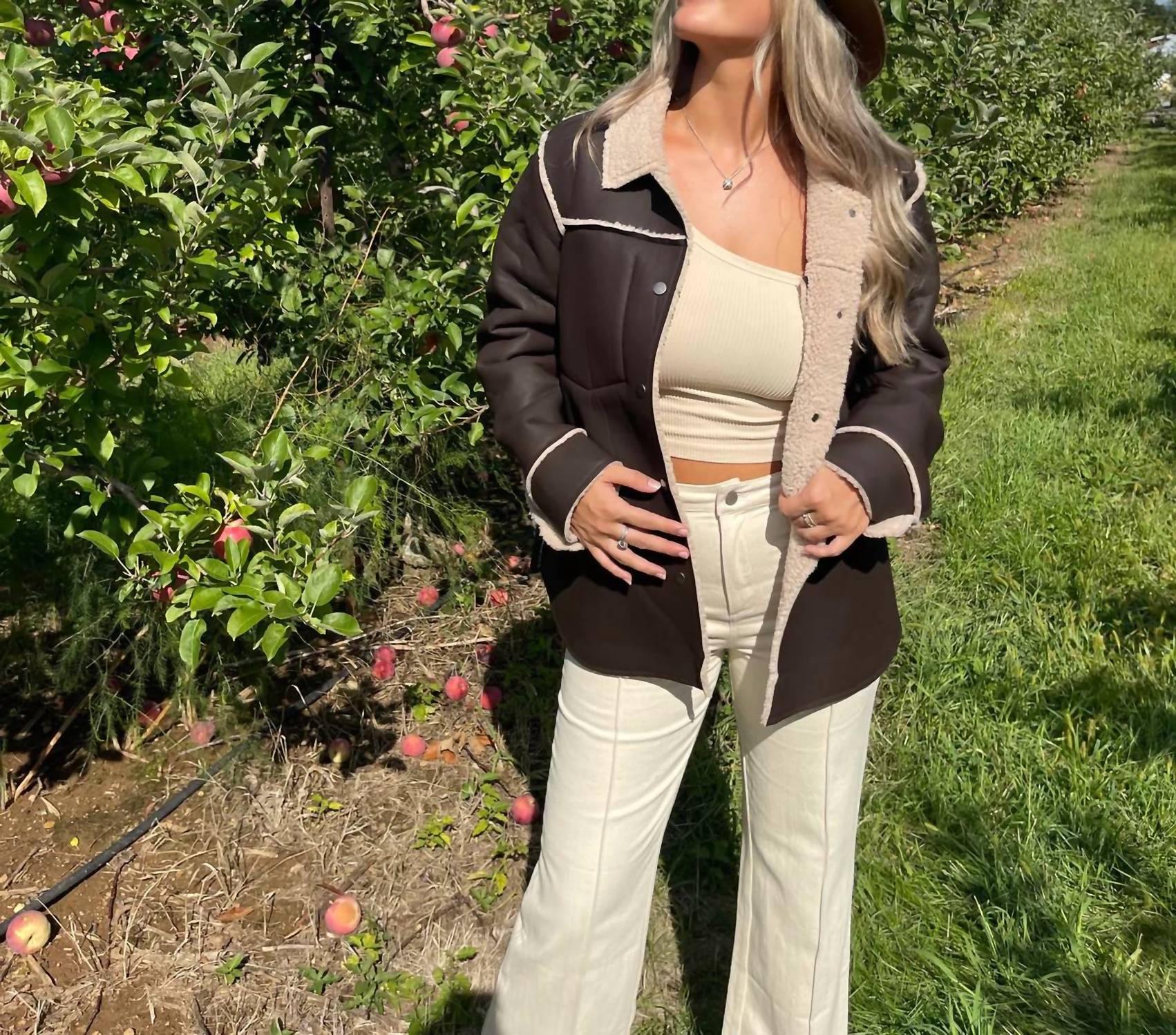 Двусторонняя куртка из искусственной кожи коричневого цвета Vintage Havana
Двусторонняя куртка из искусственной кожи коричневого цвета Vintage Havana