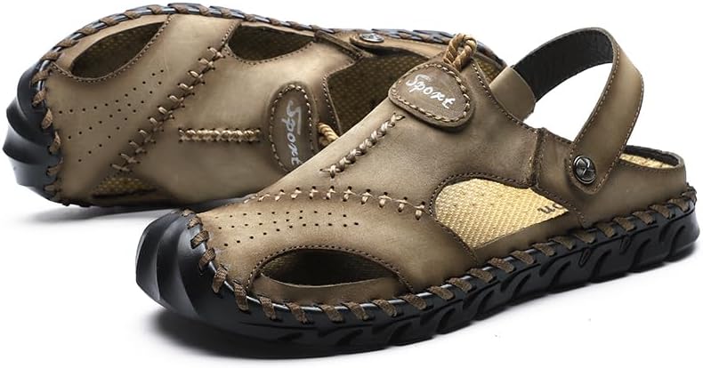 Мужские повседневные сандалии AQIXIDX для походов и вождения, спортивная обувь для улицы и ходьбы, закрытый носок, легкая и удобная обувь для пляжа, хаки
Мужские повседневные сандалии AQIXIDX для походов и вождения, спортивная обувь для улицы и ходьбы, закрытый носок, легкая и удобная обувь для пляжа, хаки