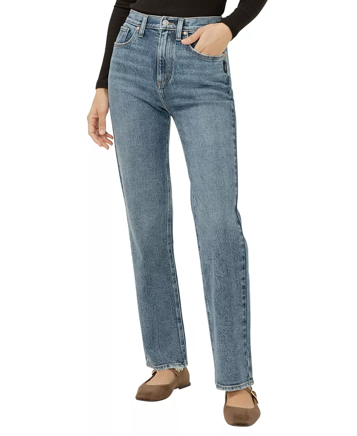 Очень желанные женские джинсы прямого кроя с высокой талией Silver Jeans Co., синий
Очень желанные женские джинсы прямого кроя с высокой талией Silver Jeans Co., синий