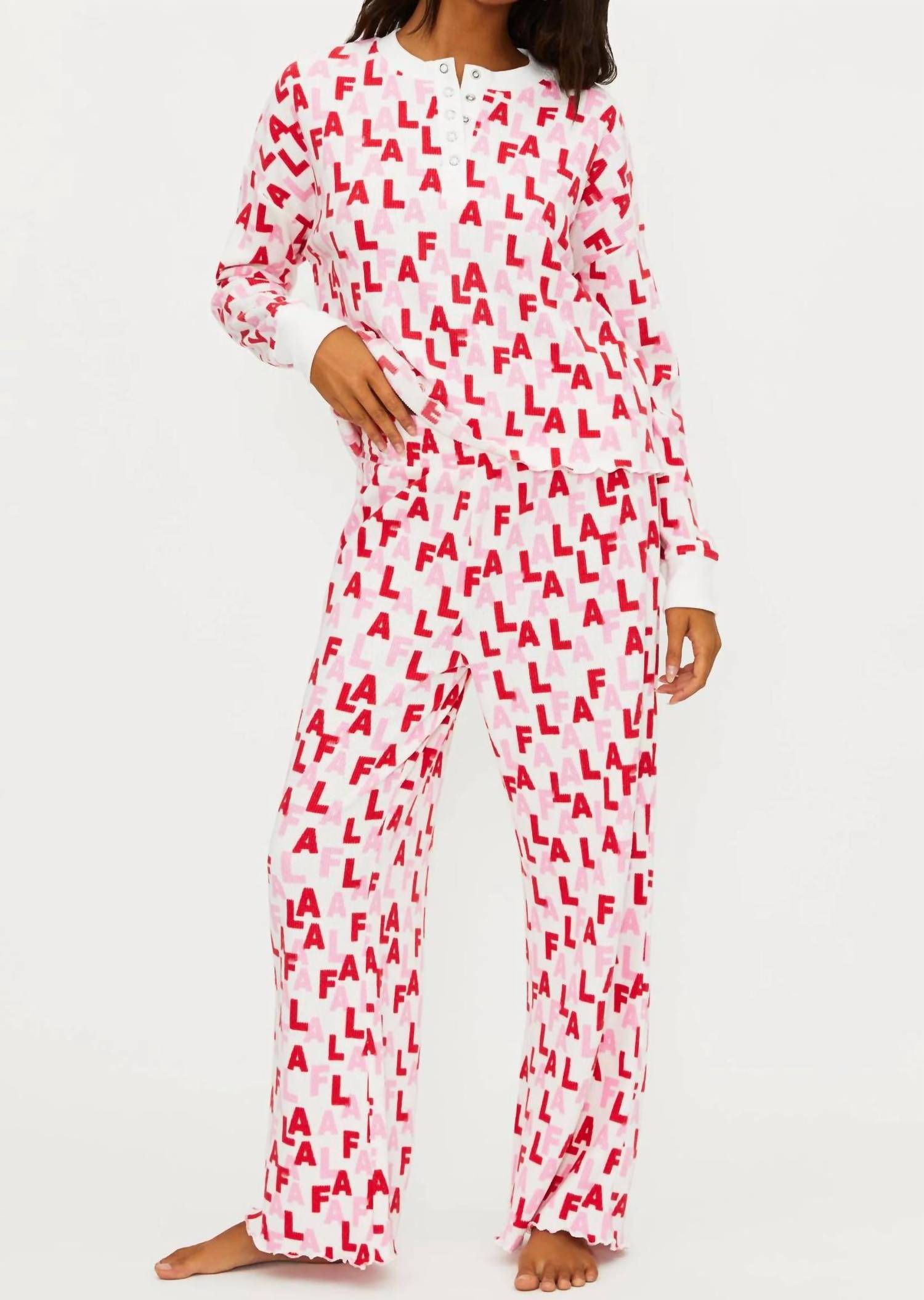 Комплект для сна с длинными рукавами Pacific в стиле Fa La La Cheer Beach Riot, fa la la cheer
Комплект для сна с длинными рукавами Pacific в стиле Fa La La Cheer Beach Riot, fa la la cheer