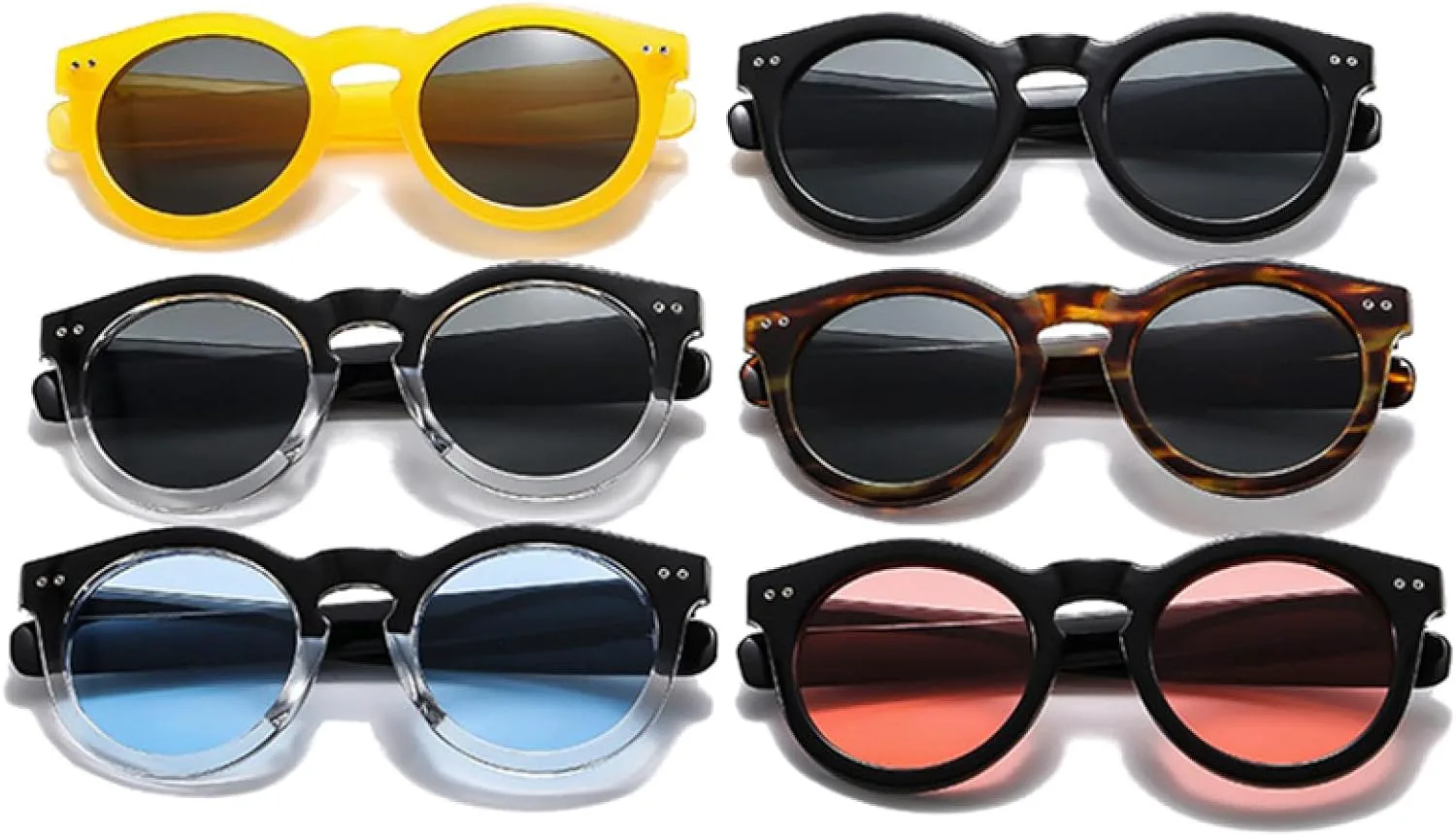 Модные маленькие овальные солнцезащитные очки для женщин с защитой от УФ-излучения UV400, в стиле ретро, с заклепками, для мужчин HHZZYVY, Black Clear Gray
Модные маленькие овальные солнцезащитные очки для женщин с защитой от УФ-излучения UV400, в стиле ретро, с заклепками, для мужчин HHZZYVY, Black Clear Gray