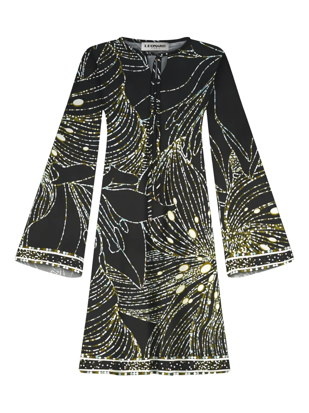 Мини-платье Gavotsk с цветочным принтом Leonard, черный 
Мини-платье Gavotsk с цветочным принтом Leonard, черный