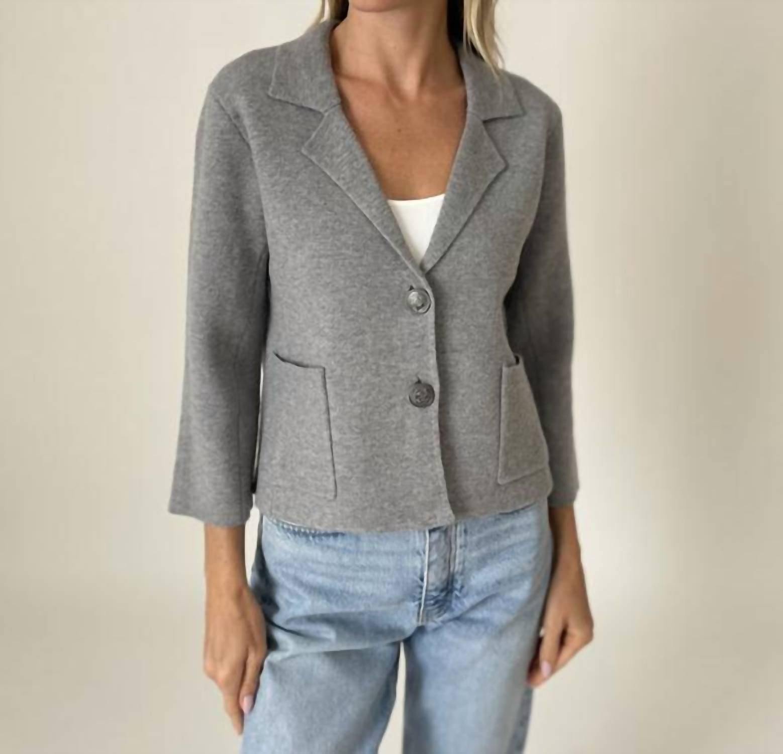 Блейзер Louisa в сером цвете SIX/FIFTY, серый
Блейзер Louisa в сером цвете SIX/FIFTY, серый