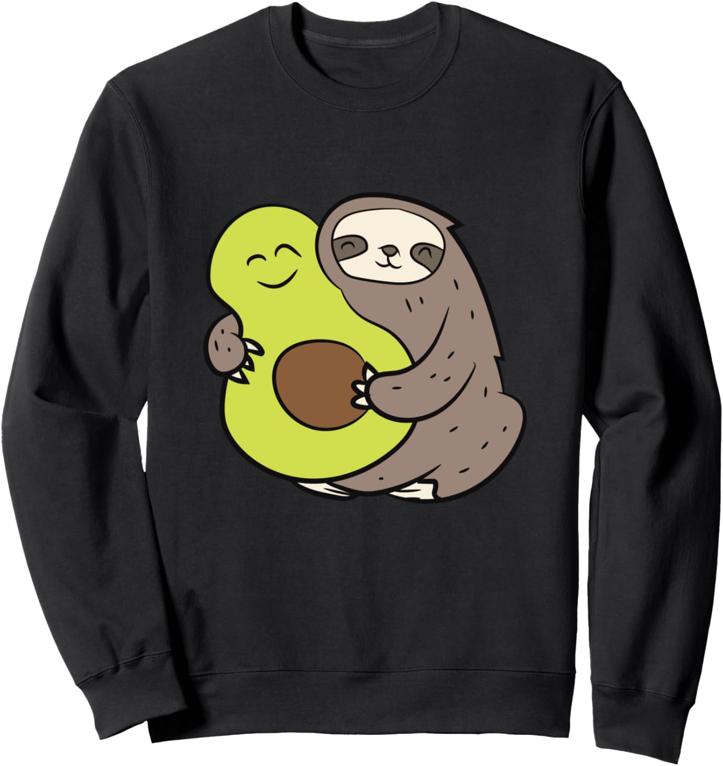 Толстовка с изображением милого ленивца и авокадо, веганская, черная A Sloth Lover'S Shop
Толстовка с изображением милого ленивца и авокадо, веганская, черная A Sloth Lover'S Shop
