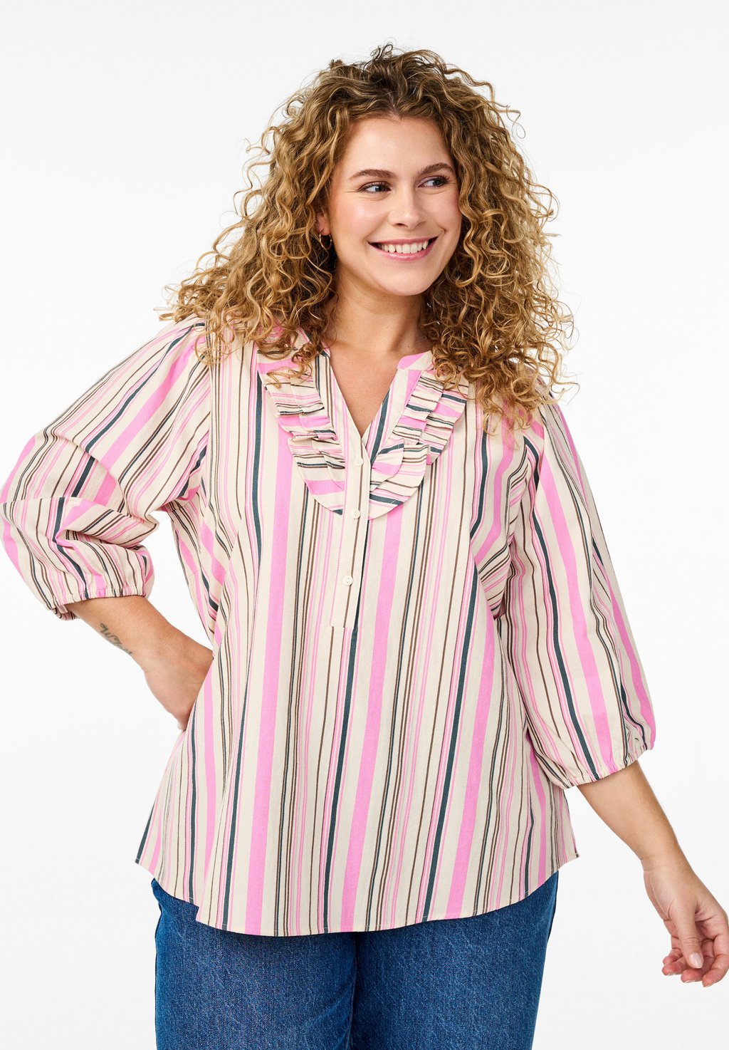 Блуза Zizzi, мультиколор
Блуза Zizzi, мультиколор