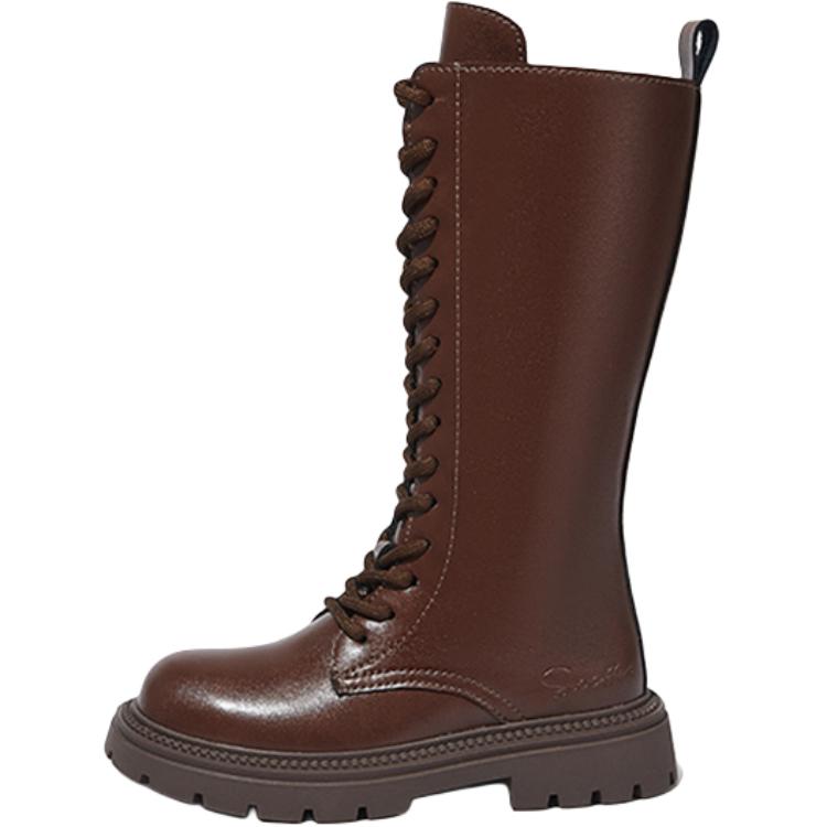 Snoffy Детские сапоги до колена, черно-коричневые, детские 
Snoffy Детские сапоги до колена, черно-коричневые, детские