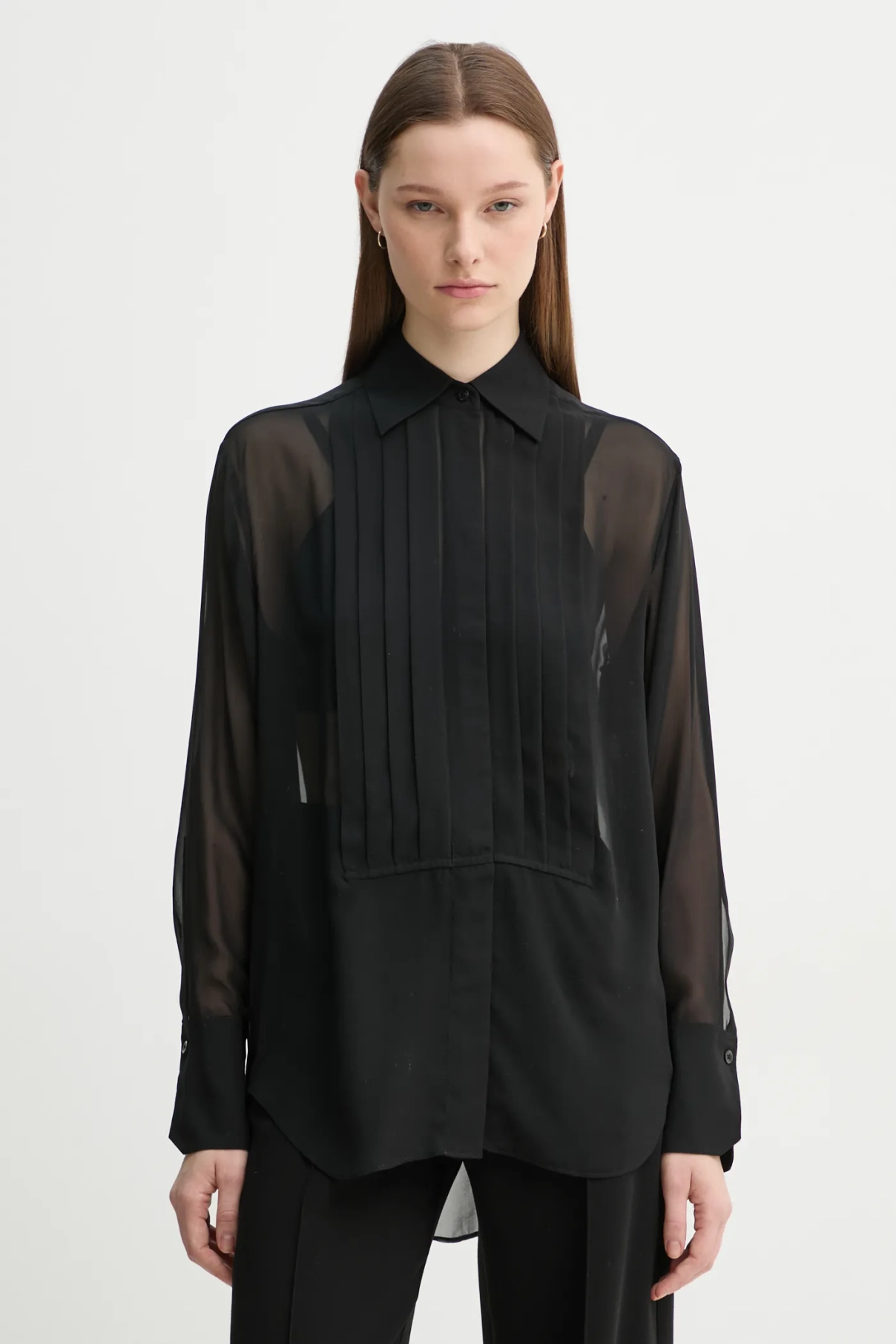 Шелковая рубашка A.L.C., черный
Шелковая рубашка A.L.C., черный