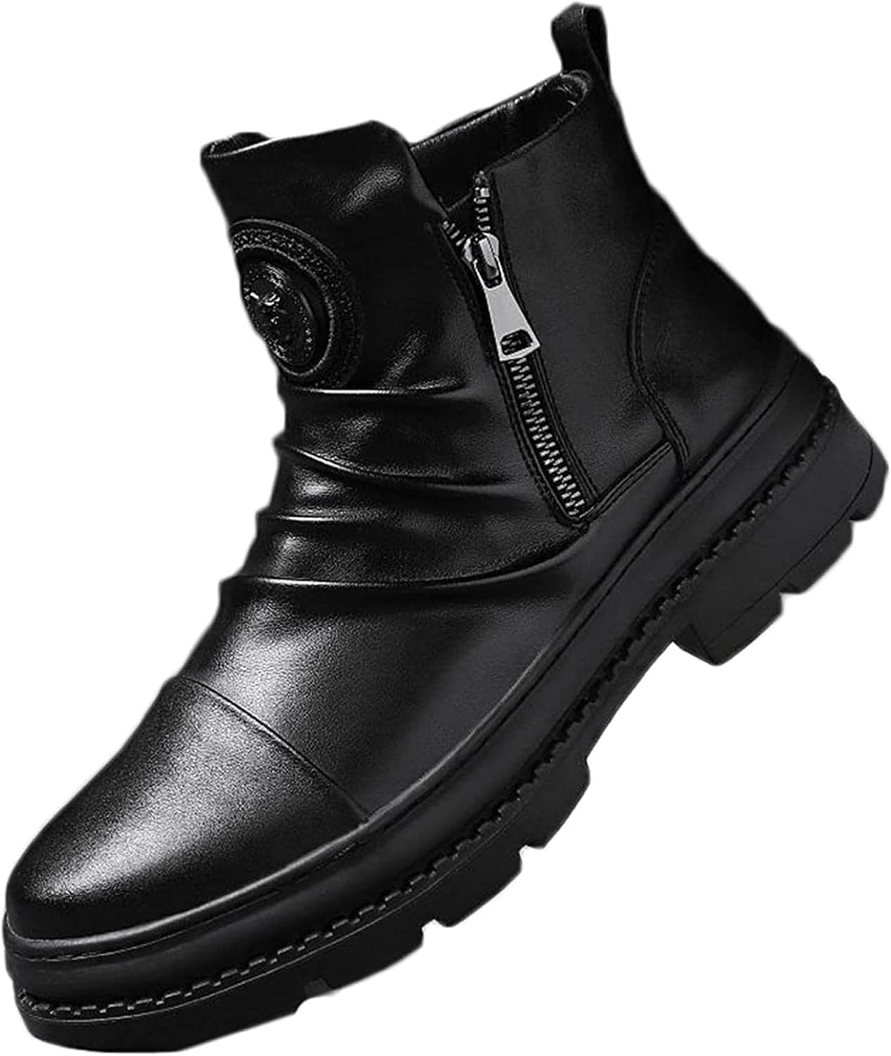 Мужские осенне-зимние ботинки Yiozoi для улицы с боковой молнией, легкие, износостойкие, высокие, для активного отдыха, теплые, мотоциклетные, черный
Мужские осенне-зимние ботинки Yiozoi для улицы с боковой молнией, легкие, износостойкие, высокие, для активного отдыха, теплые, мотоциклетные, черный