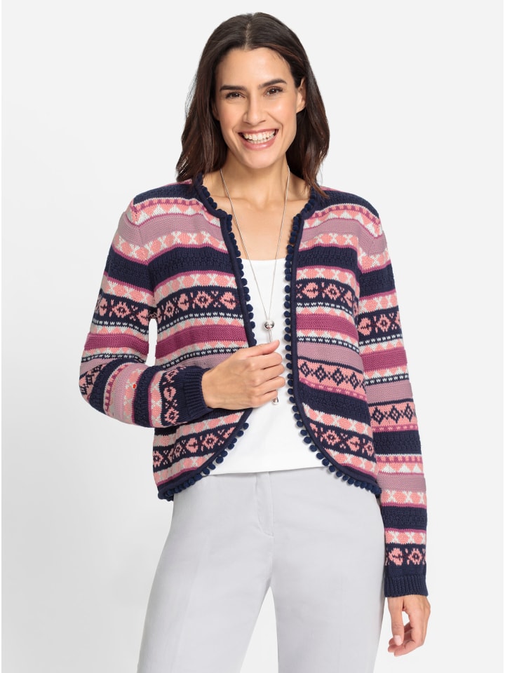 Кардиган в темно-синем и меланжевом узоре WITT WEIDEN
Кардиган в темно-синем и меланжевом узоре WITT WEIDEN